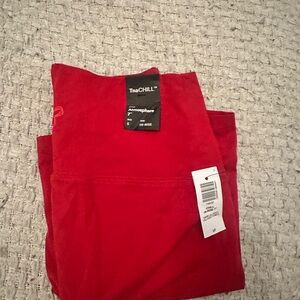 Red tna Aritzia chill atmosphere shorts